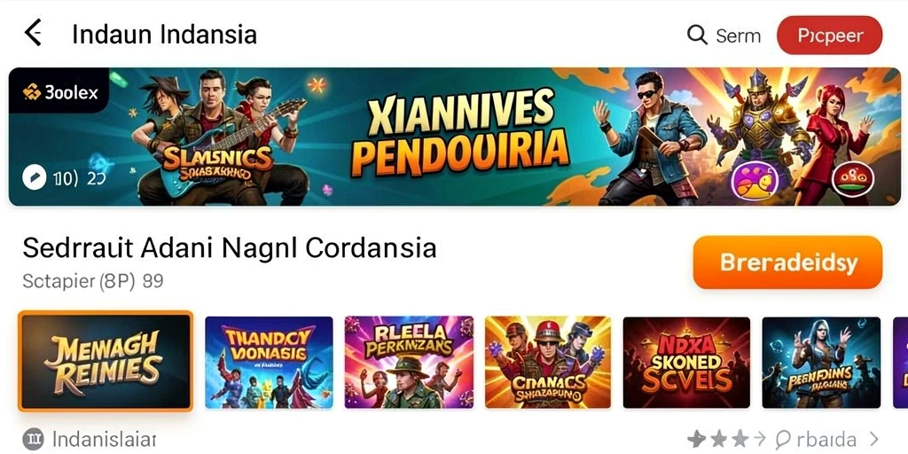 Fitur turnamen yang seru dan kompetitif.