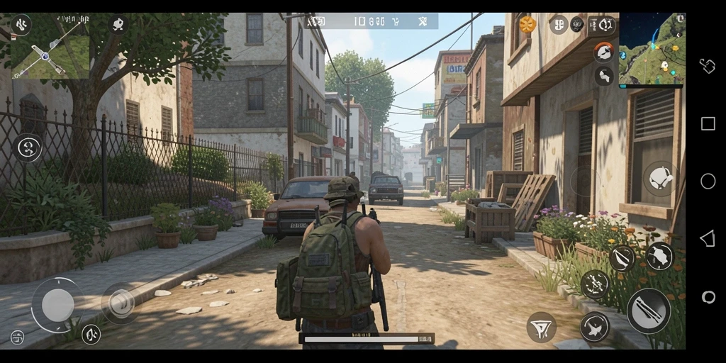 Tangkapan layar memperlihatkan aksi seru dalam mode multiplayer MKWIN666.