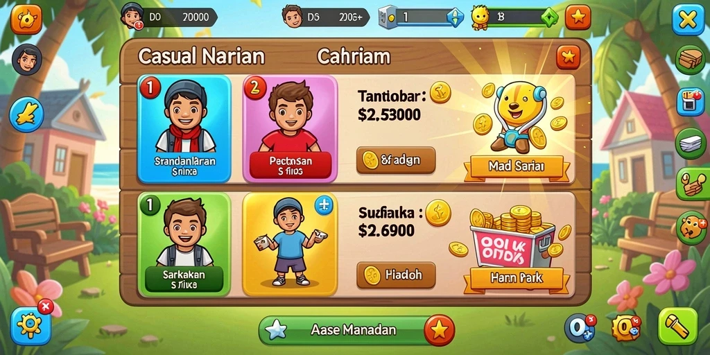 Mode multiplayer yang memungkinkan persaingan seru.