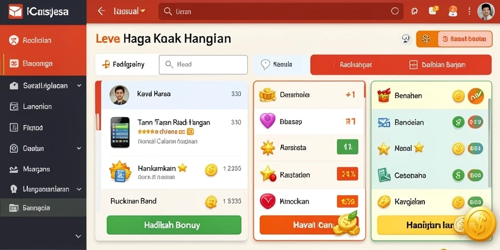 Sistem reward yang menyenangkan dan menguntungkan.