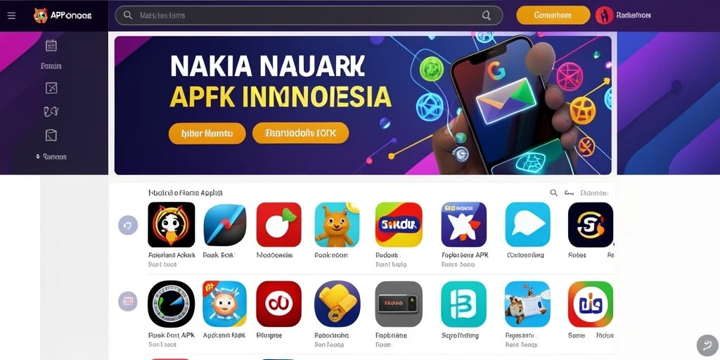 Visual grafis yang menawan dengan detail latar belakang yang kaya.